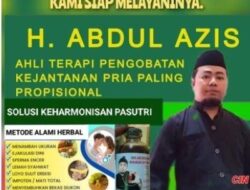 PENGOBATAN ALAT VITAL SOLO SEMARANG H. ABDULAZIS RESMI TERBUKTI TLP 081277217788