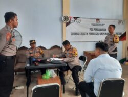 Wakapolres Batang Cek Gudang Logistik KPU dalam Rangka Operasi Mantap Brata Candi